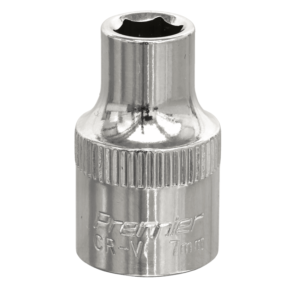 Sealey WallDrive Socket 7mm 3/8"Sq Drive Fully Polished Model No-SP3807