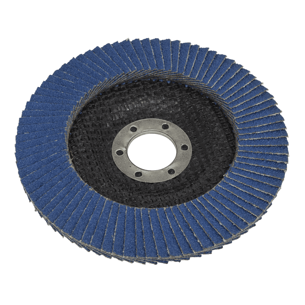 Sealey Flap Disc Zirconium 125mm 22mm Bore 60Grit Model No-FD12560