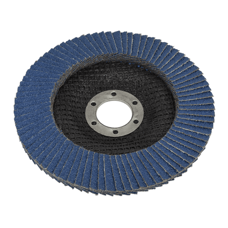 Sealey Flap Disc Zirconium 125mm 22mm Bore 40Grit Model No-FD12540