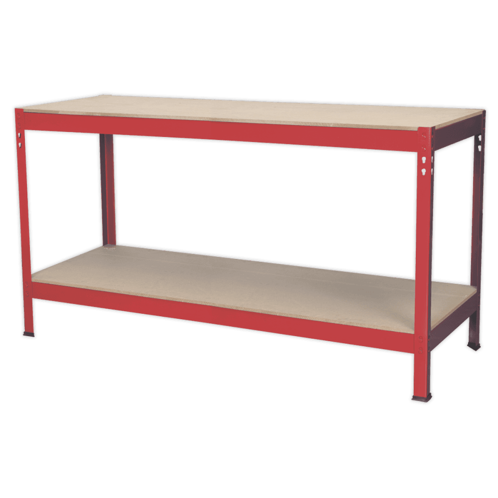 Sealey Workbench 1.53mtr Steel Wooden Top Model No-AP1535