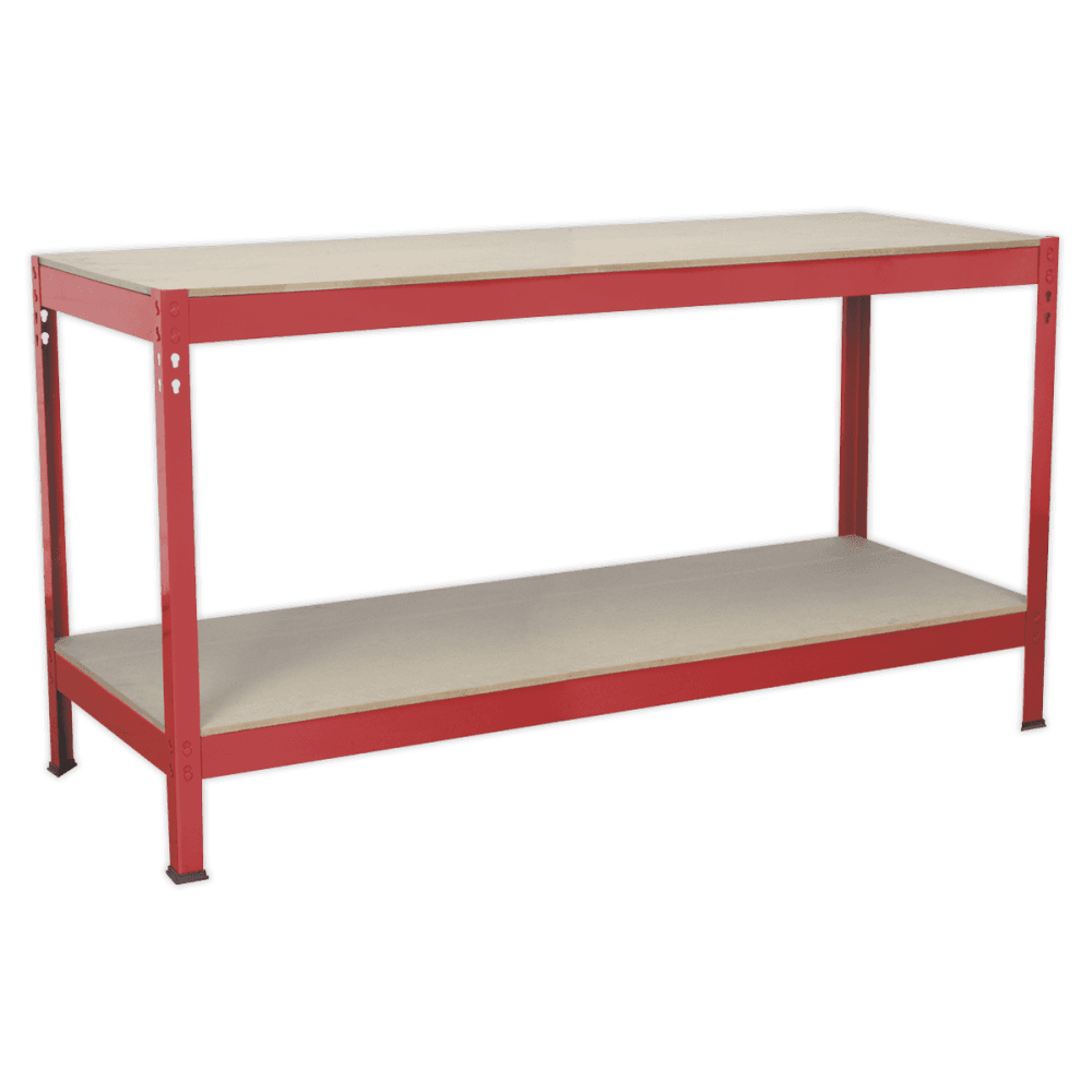 Sealey Workbench 1.53mtr Steel Wooden Top Model No-AP1535