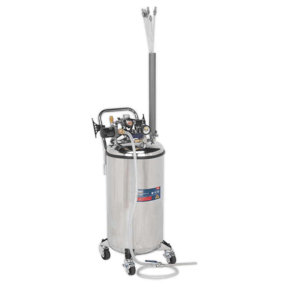 Sealey Fuel Tank Drainer 90ltr Stainless Steel Model No-TP201