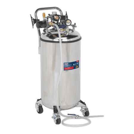 Sealey Fuel Tank Drainer 90ltr Stainless Steel Model No-TP201