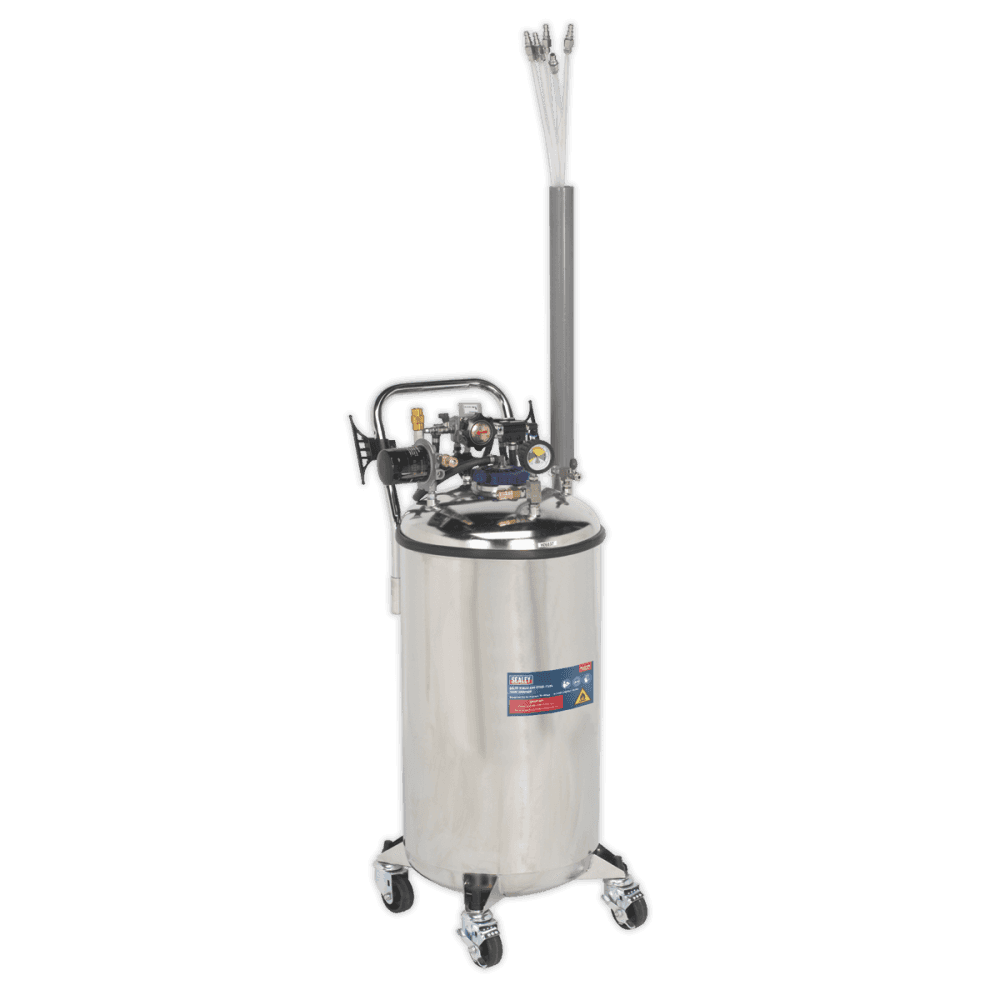 Sealey Fuel Tank Drainer 90ltr Stainless Steel Model No-TP201