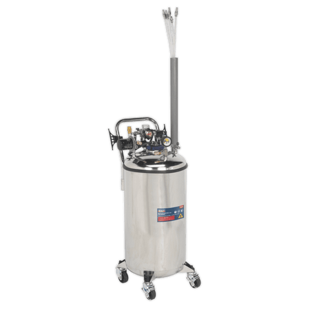 Sealey Fuel Tank Drainer 90ltr Stainless Steel Model No-TP201