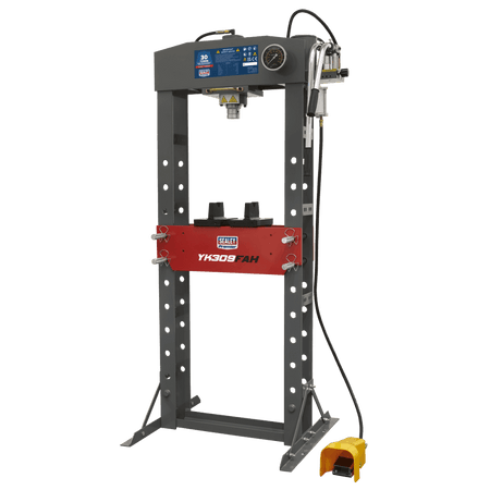 Sealey Air/Hydraulic Press 30tonne Floor Type with Foot Pedal Model No-YK309FAH