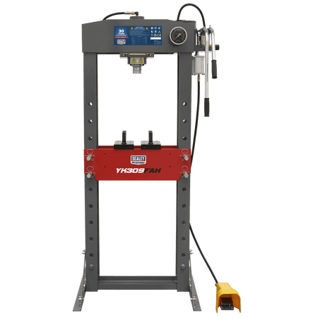 Sealey Air/Hydraulic Press 30tonne Floor Type with Foot Pedal Model No-YK309FAH