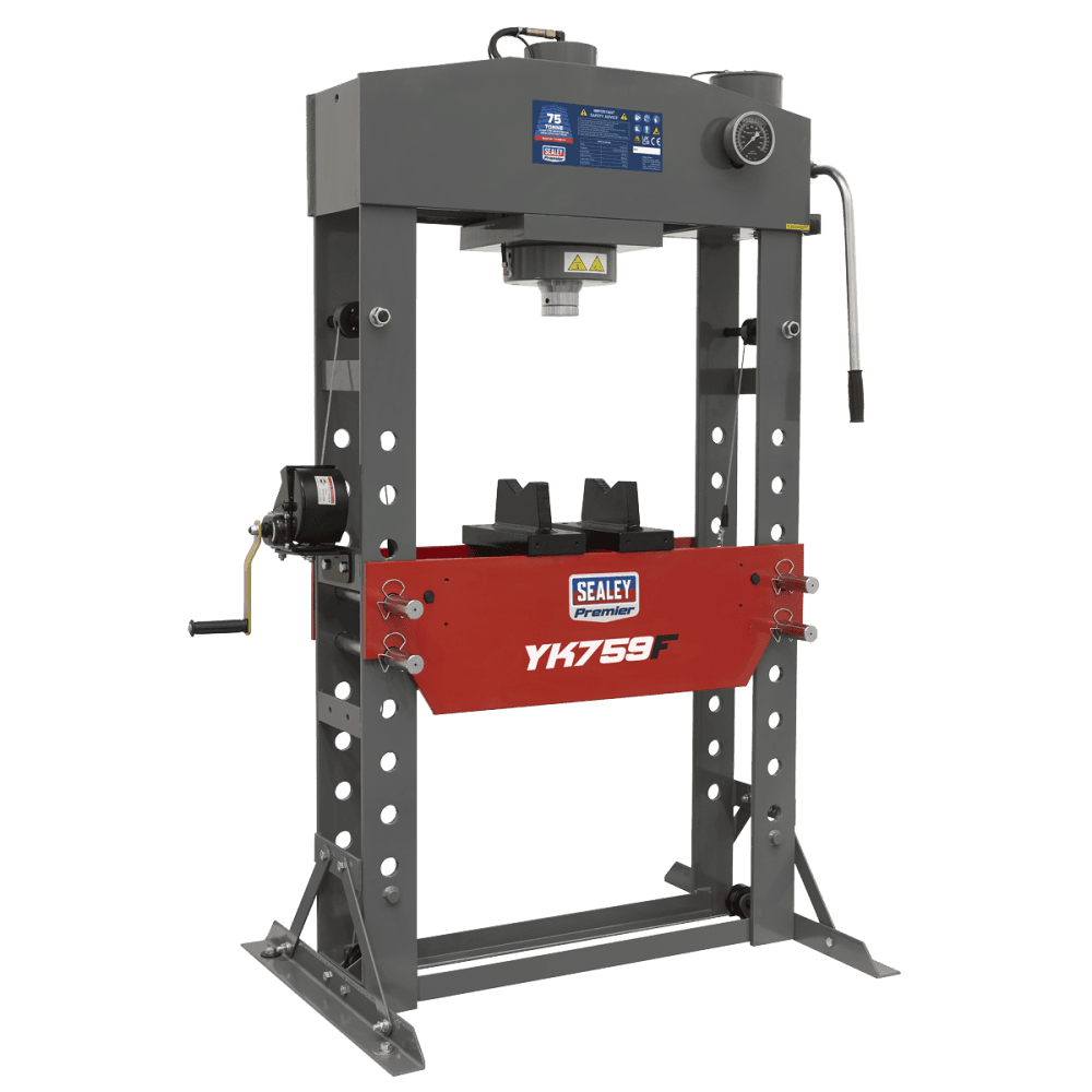Sealey Hydraulic Press 75tonne Floor Type Model No-YK759F