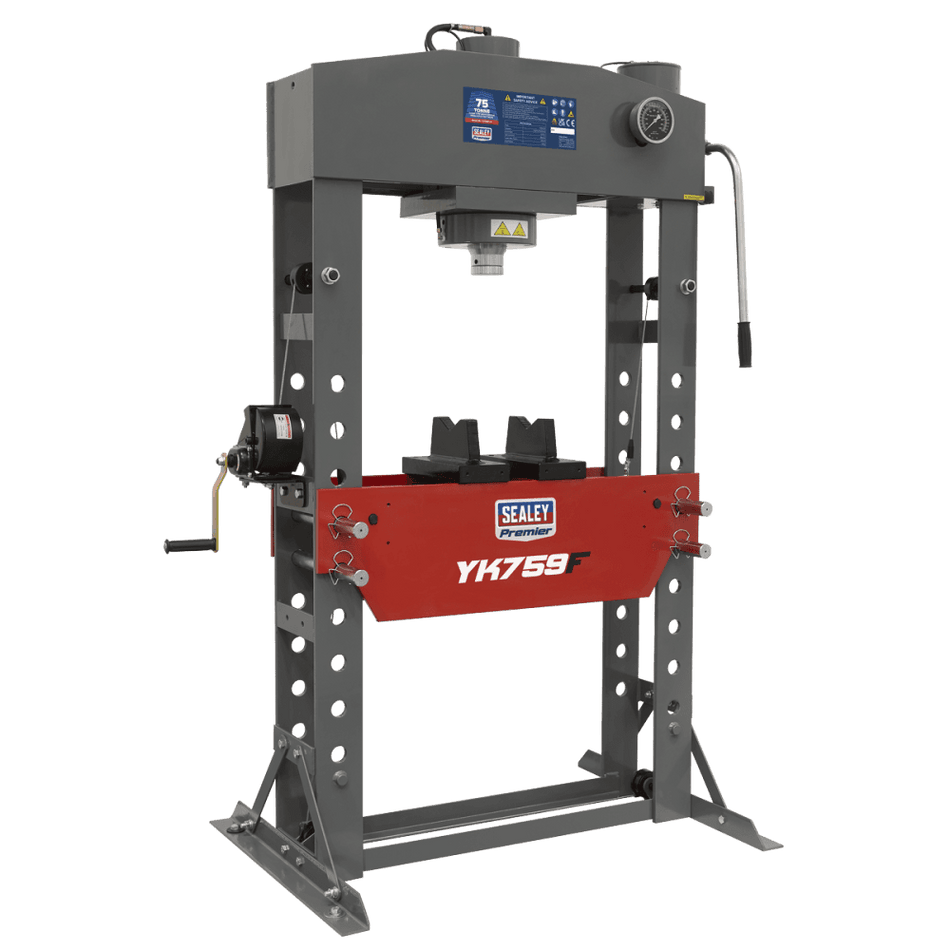 Sealey Hydraulic Press 75tonne Floor Type Model No-YK759F