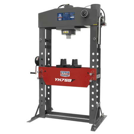Sealey Hydraulic Press 75tonne Floor Type Model No-YK759F
