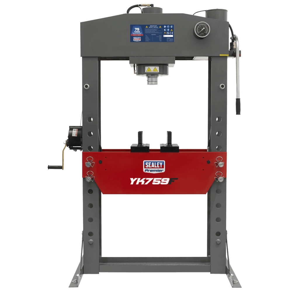 Sealey Hydraulic Press 75tonne Floor Type Model No-YK759F