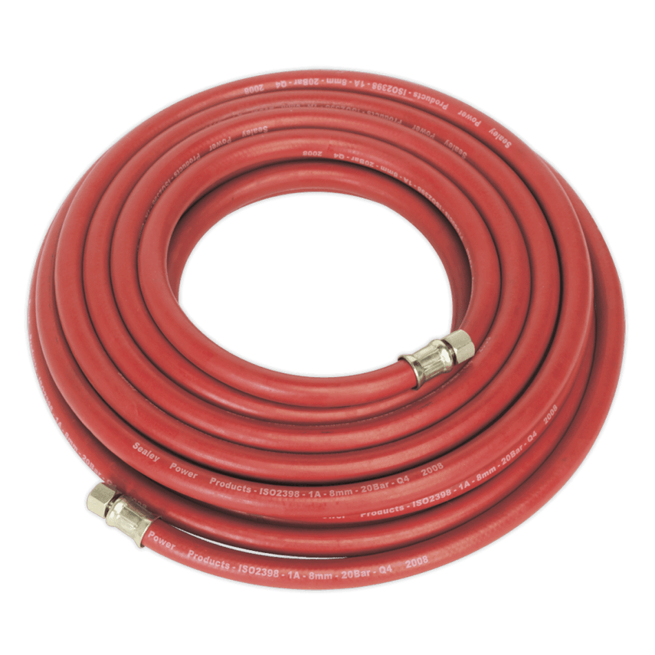 Sealey Air Hose 10mtr x 8mm with 1/4"BSP Unions Model No-AHC10