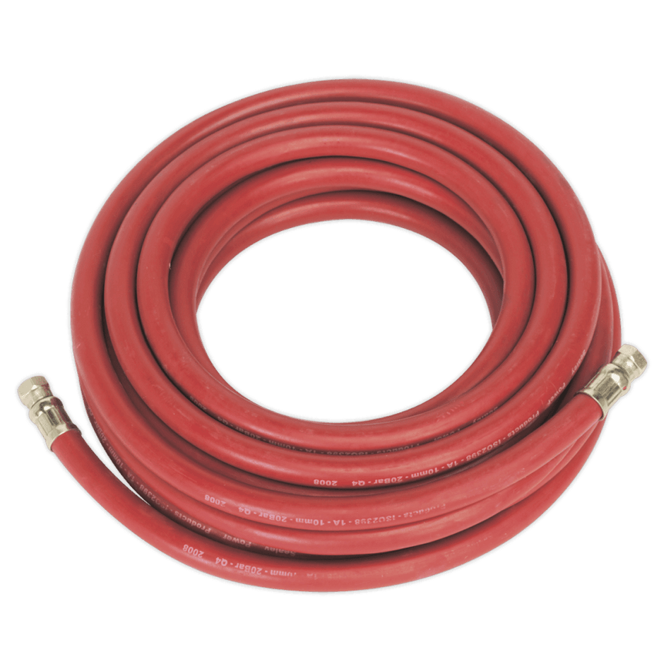 Sealey Air Hose 10mtr x 10mm with 1/4"BSP Unions Model No-AHC1038