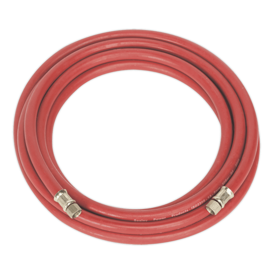Sealey Air Hose 5mtr x 8mm with 1/4"BSP Unions Model No-AHC5