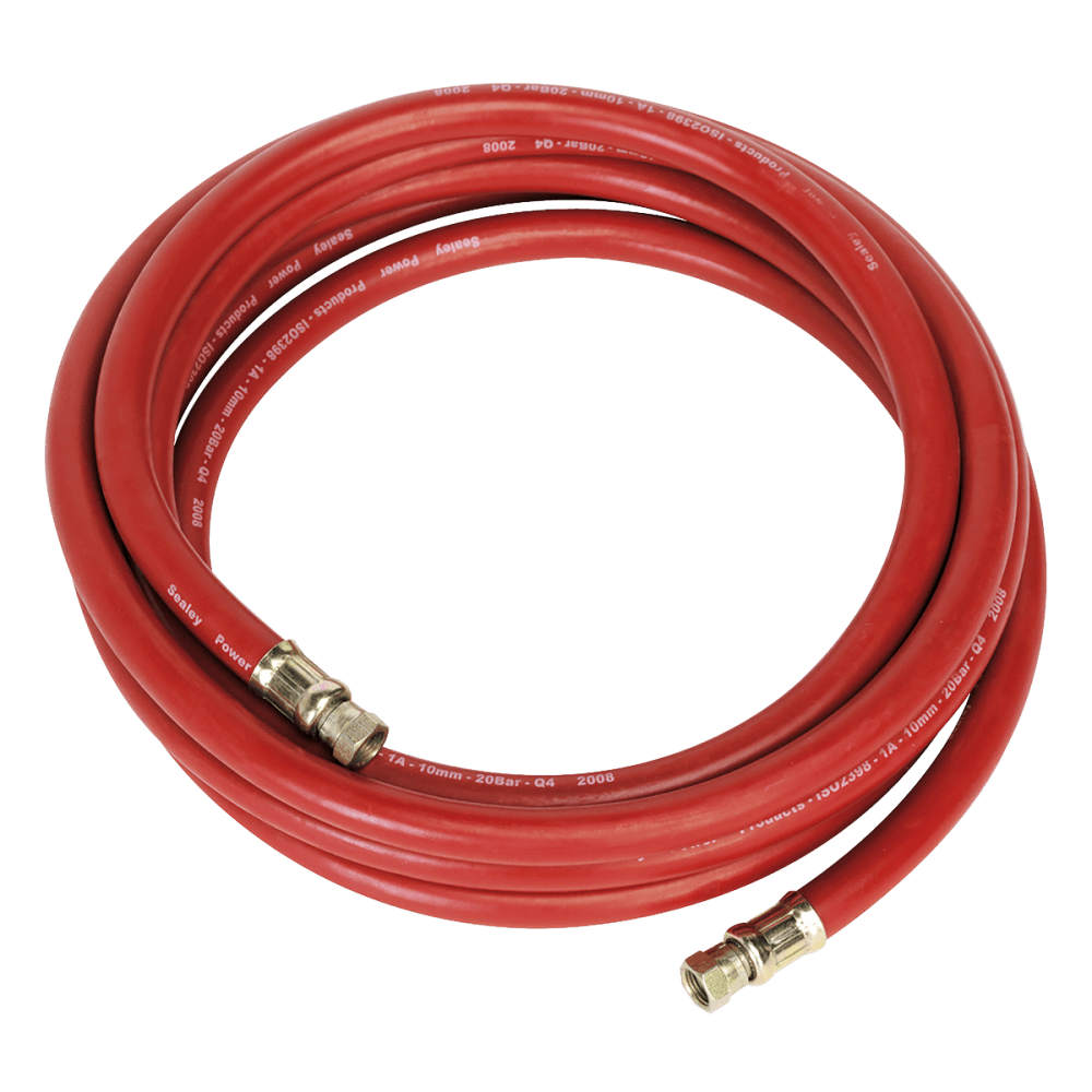 Sealey Air Hose 5mtr x 10mm with 1/4"BSP Unions Model No-AHC538