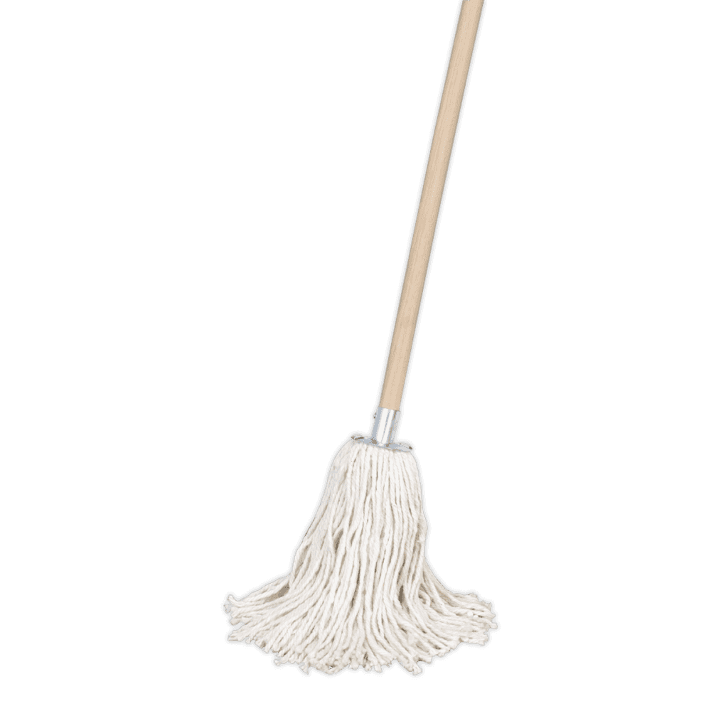 Sealey Pure Yarn Cotton Mop 225g with Handle Model No-BM02