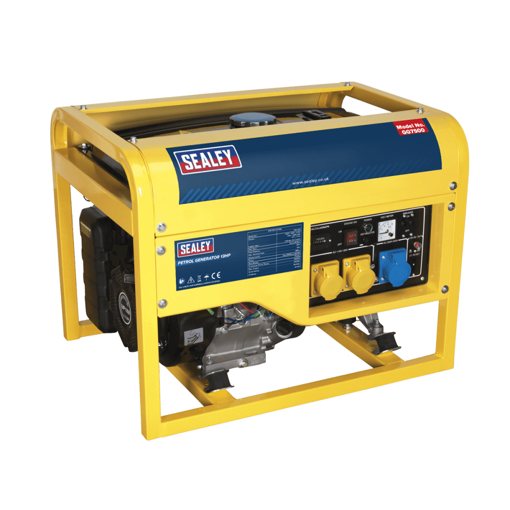 Sealey Generator 6000W 110/230V 13hp Model No-GG7500