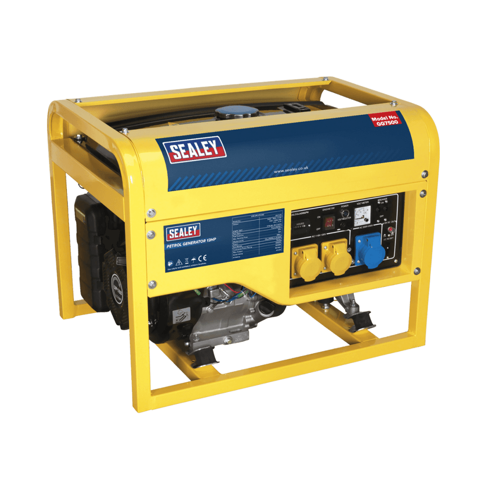 Sealey Generator 6000W 110/230V 13hp Model No-GG7500