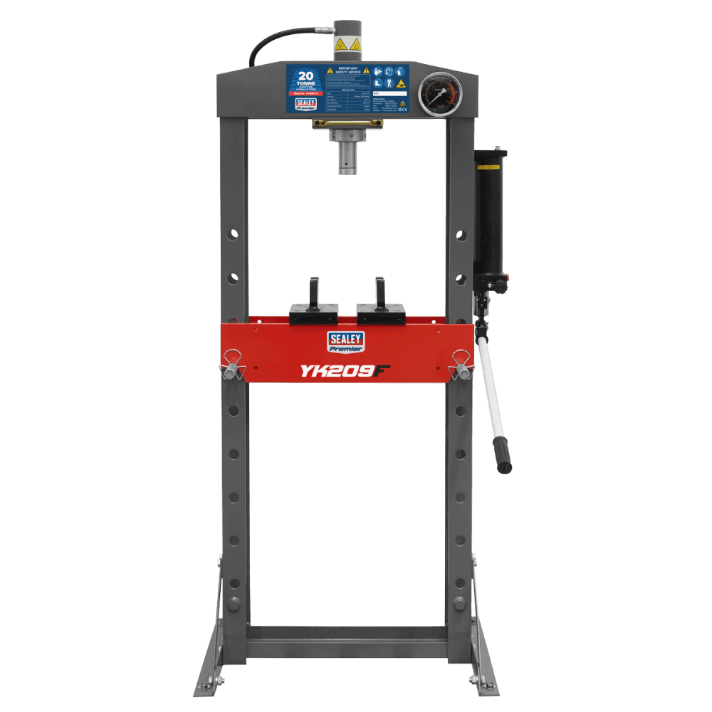 Sealey Hydraulic Press 20tonne Floor Type Model No-YK209F