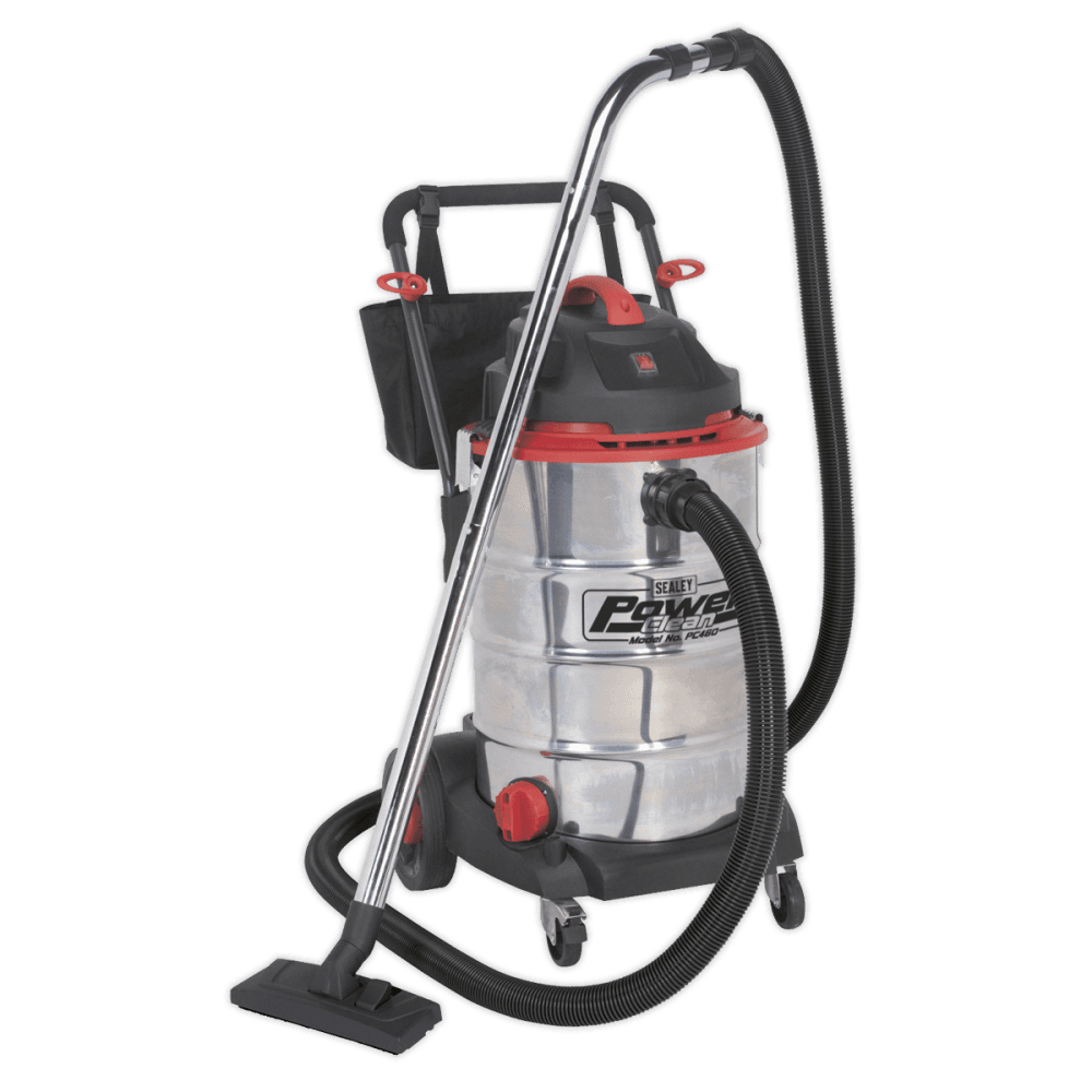 Sealey Vacuum Cleaner Wet & Dry 60ltr 1600W/230V Model No-PC460