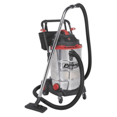 Sealey Vacuum Cleaner Wet & Dry 60ltr 1600W/230V Model No-PC460