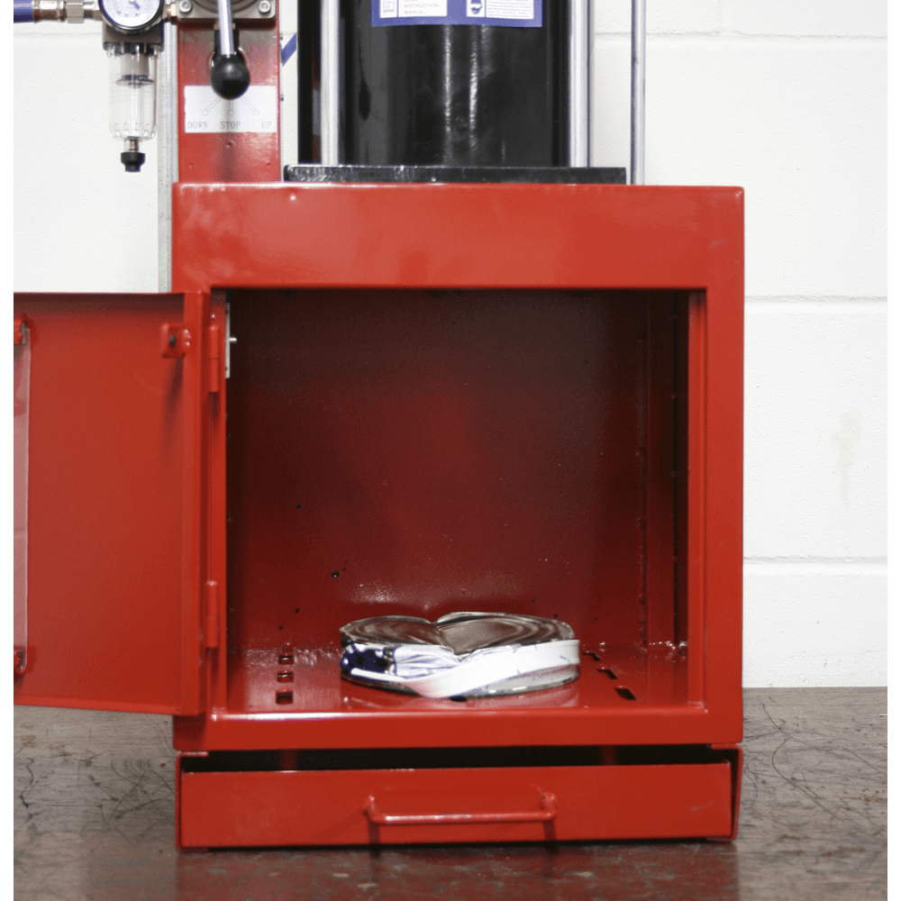 Sealey Pneumatic Paint Can Crusher 2.2tonne Model No-HCC08