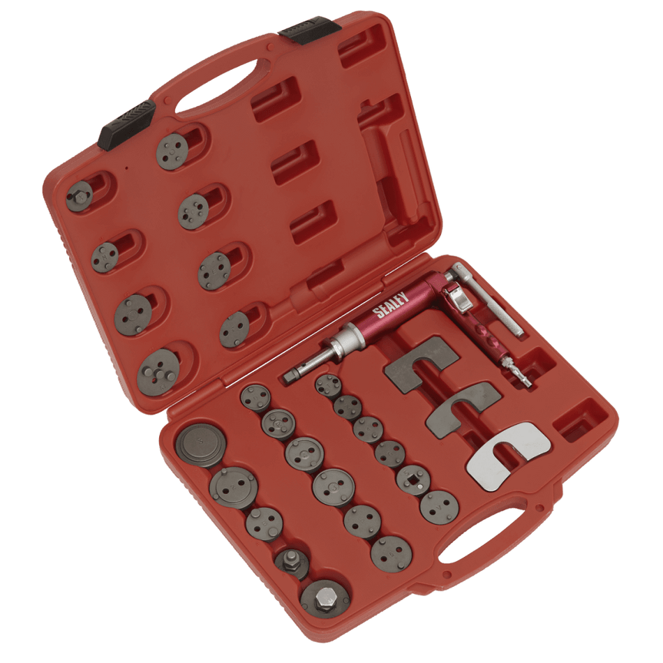 Sealey Air Operated Brake Piston Wind-Back Tool Kit 29pc Model No-VS0286