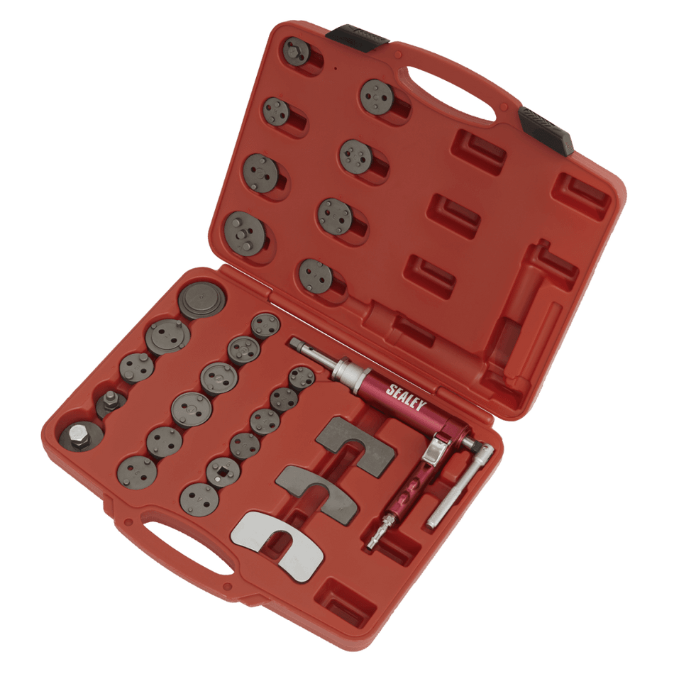 Sealey Air Operated Brake Piston Wind-Back Tool Kit 29pc Model No-VS0286