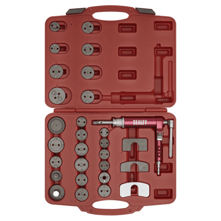 Sealey Air Operated Brake Piston Wind-Back Tool Kit 29pc Model No-VS0286