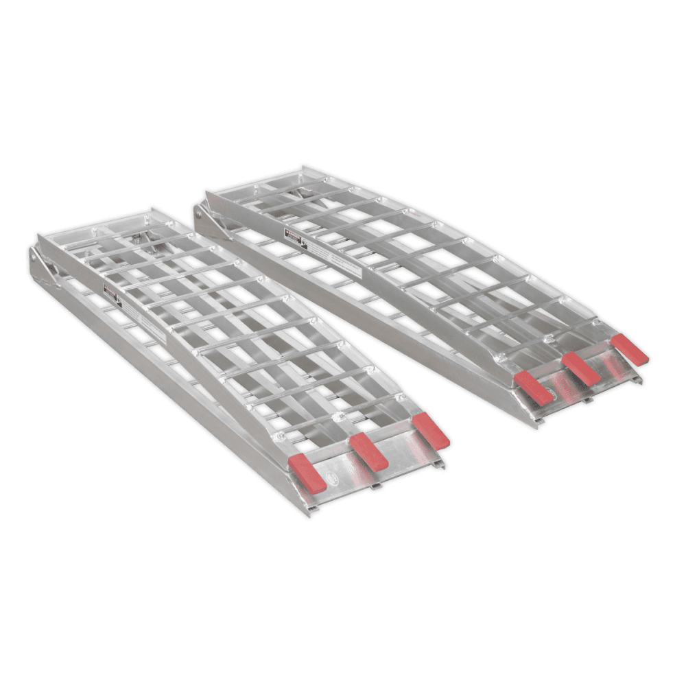 Sealey Aluminium Loading Ramps 680kg Capacity per Pair Model No-LR680