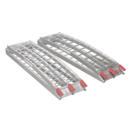 Sealey Aluminium Loading Ramps 680kg Capacity per Pair Model No-LR680