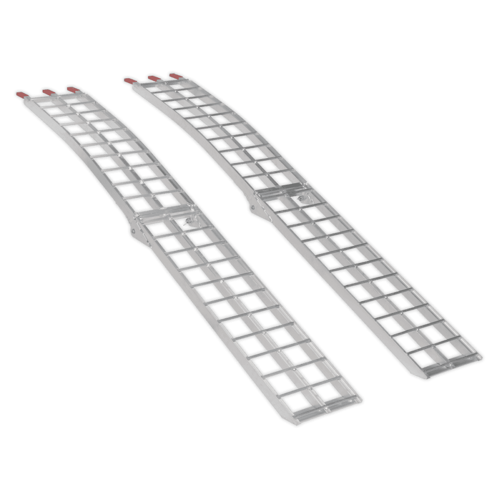 Sealey Aluminium Loading Ramps 680kg Capacity per Pair Model No-LR680