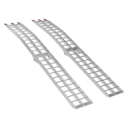 Sealey Aluminium Loading Ramps 680kg Capacity per Pair Model No-LR680
