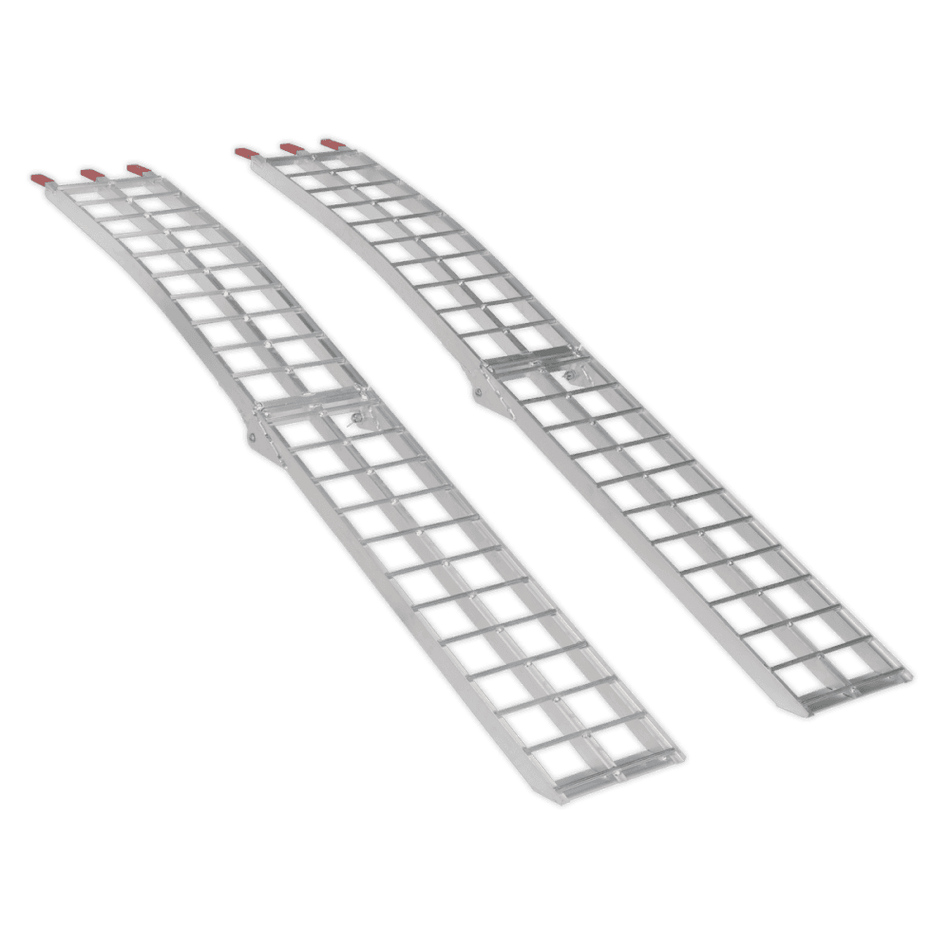 Sealey Aluminium Loading Ramps 680kg Capacity per Pair Model No-LR680