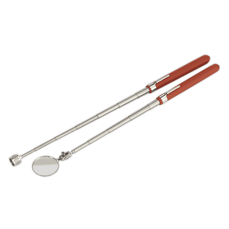 Sealey Telescopic Magnetic Pick-Up & Mirror Set 2pc Model No-AK6527