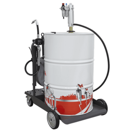 Sealey Oil Dispensing System Air Operated with 10mtr Retractable Hose Reel Model No-AK4562D