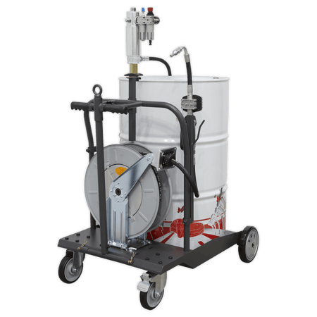 Sealey Oil Dispensing System Air Operated with 10mtr Retractable Hose Reel Model No-AK4562D