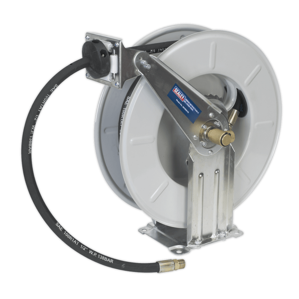 Sealey Oil Hose Reel Retractable 10mtr Model No-AK4567D