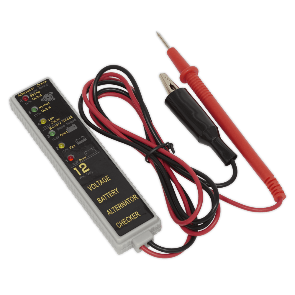 Sealey Battery/Alternator Tester 12V LED Model No-AK400