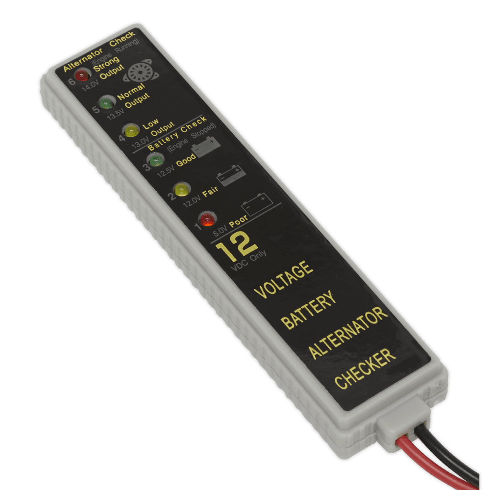 Sealey Battery/Alternator Tester 12V LED Model No-AK400