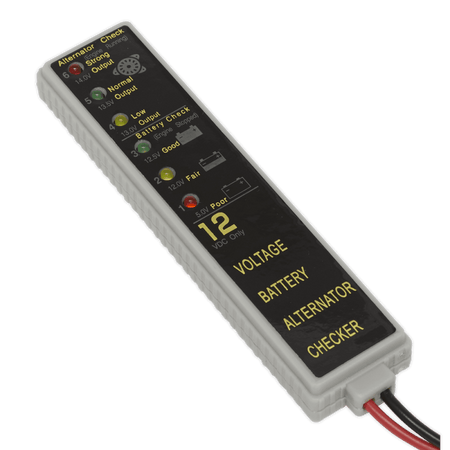 Sealey Battery/Alternator Tester 12V LED Model No-AK400