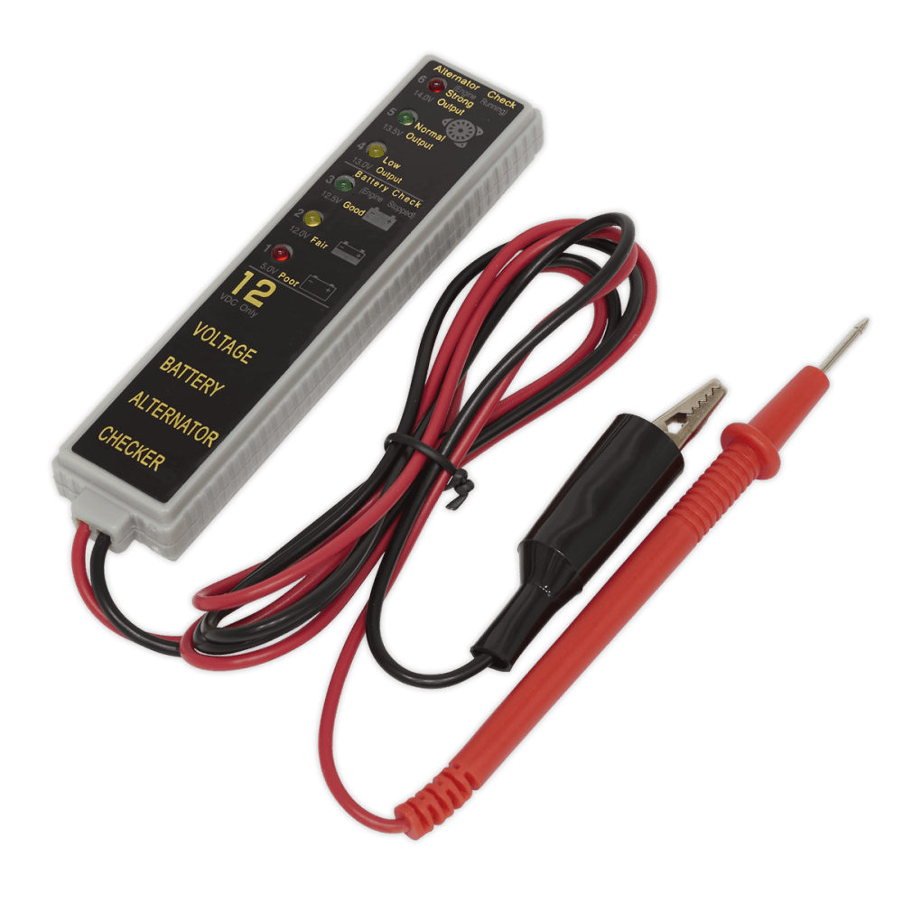 Sealey Battery/Alternator Tester 12V LED Model No-AK400