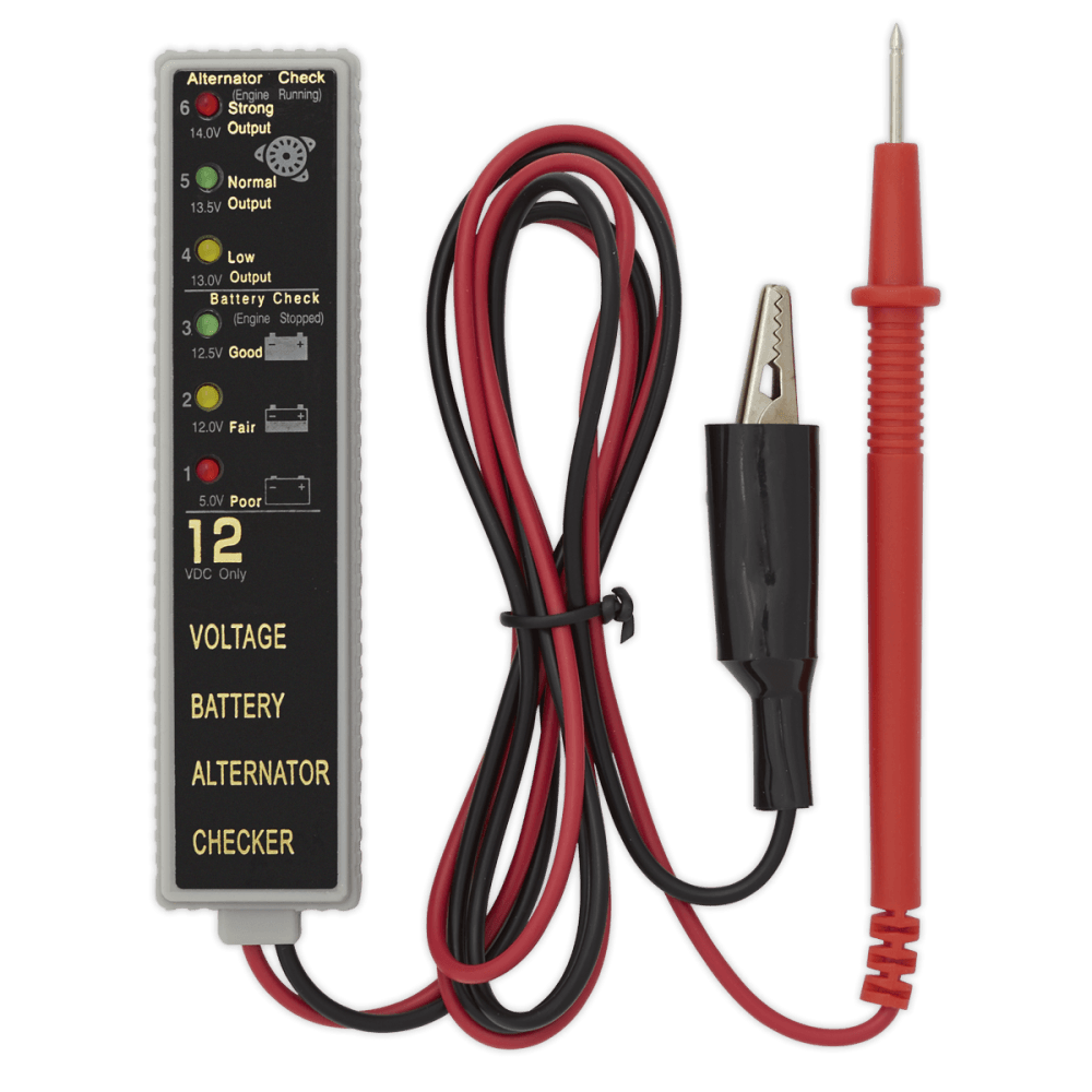 Sealey Battery/Alternator Tester 12V LED Model No-AK400