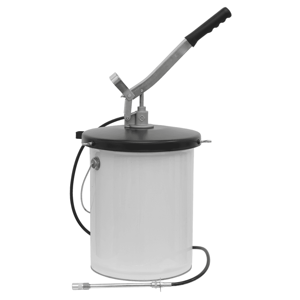 Sealey Bucket Greaser with Follower Plate 12.5kg Extra Heavy-Duty Model No-AK455
