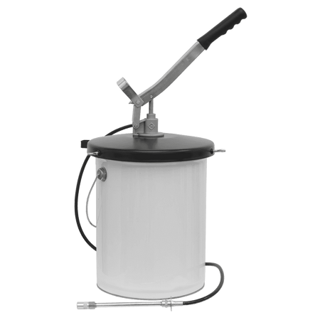 Sealey Bucket Greaser with Follower Plate 12.5kg Extra Heavy-Duty Model No-AK455