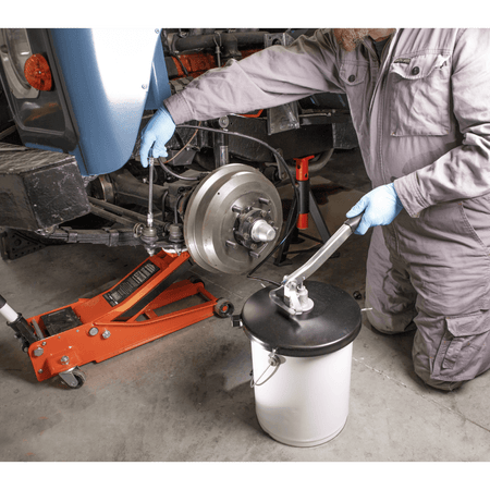 Sealey Bucket Greaser with Follower Plate 12.5kg Extra Heavy-Duty Model No-AK455