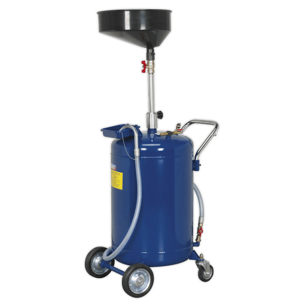 Sealey Mobile Oil Drainer 110ltr Air Discharge Model No-AK458DX