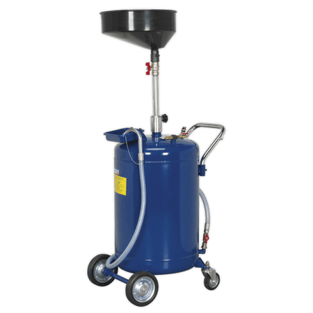 Sealey Mobile Oil Drainer 110ltr Air Discharge Model No-AK458DX