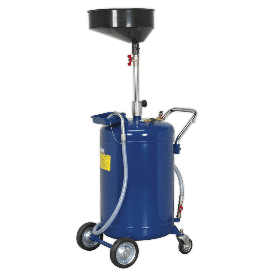 Sealey Mobile Oil Drainer 110ltr Air Discharge Model No-AK458DX