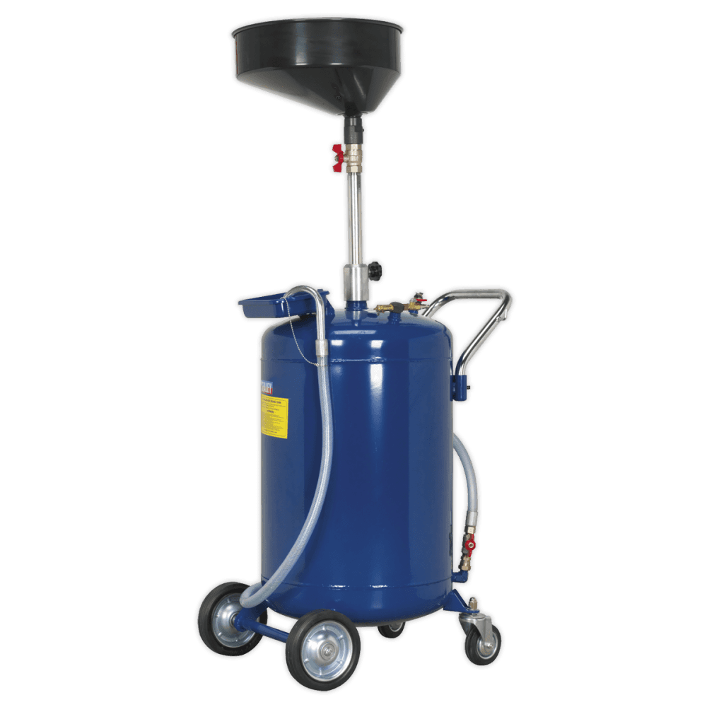 Sealey Mobile Oil Drainer 110ltr Air Discharge Model No-AK458DX